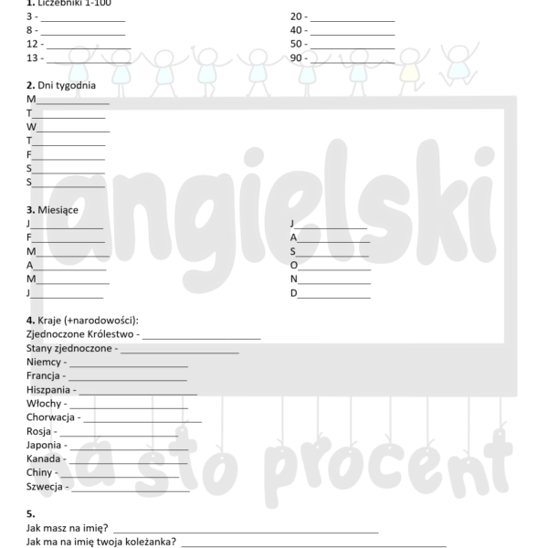 Karta pracy - podgląd