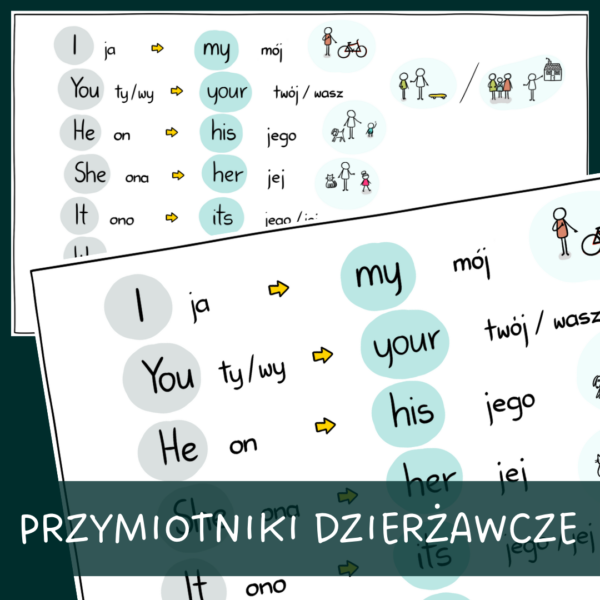 Przymiotniki dzierżawcze w języku angielskim