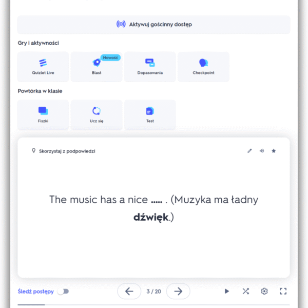100 najważniejszych słówek po angielsku - Quizlet