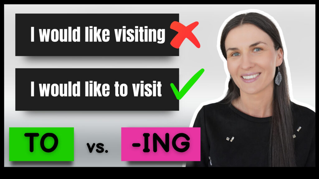 czasowniki z to i ing angielski